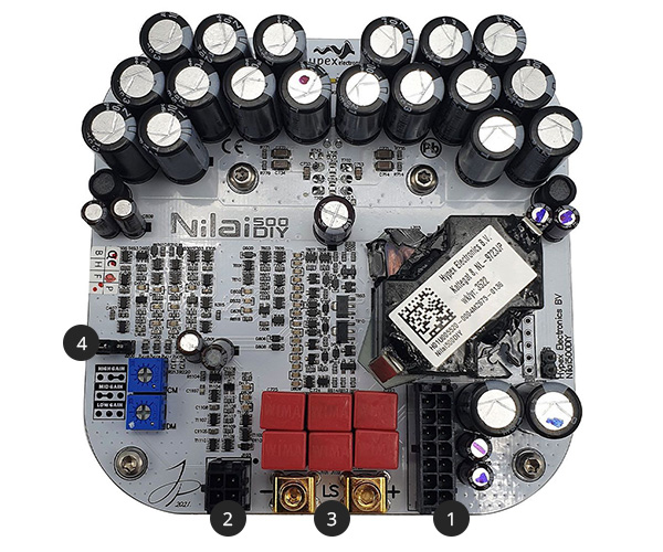 HYPEX Nilai500DIY NILAI Module amplificateur mono Class D 500W 4 Ohm (Unité)